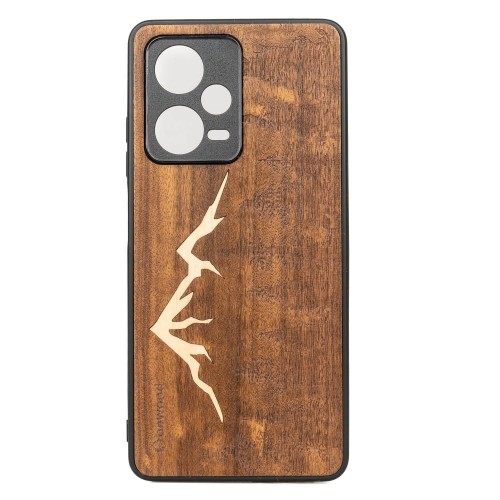 Image of Drewniane etui Bewood do Redmi Note 12 5G, Góry Imbuia