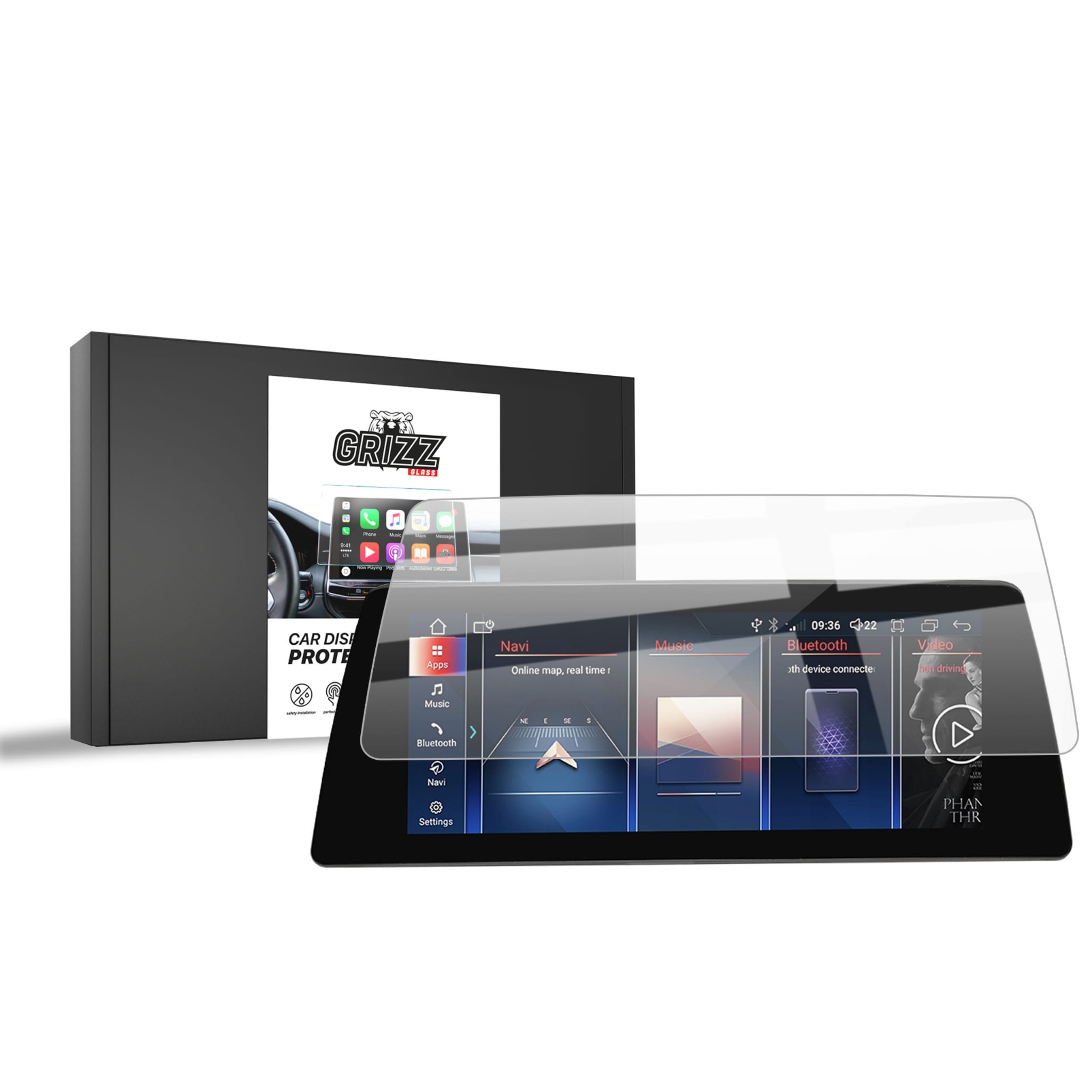 Folia ceramiczna Grizz Protector do BMW 4 F32 F33 F36 Android Radio 10,25″ (2013-2021)