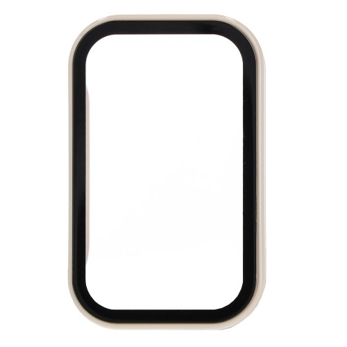 Image of Etui Bizon Case+Glass Set do Xiaomi Redmi Smart Band 2 / Xiaomi Mi Band 8 Active, beżowe