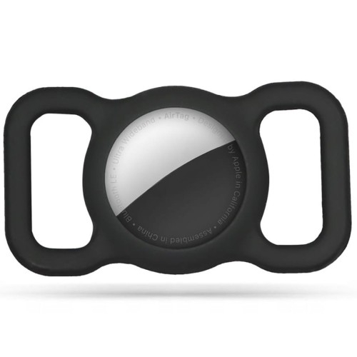 Image of Tech-protect Smooth for pet etui do paska dla Apple AirTag, czarne
