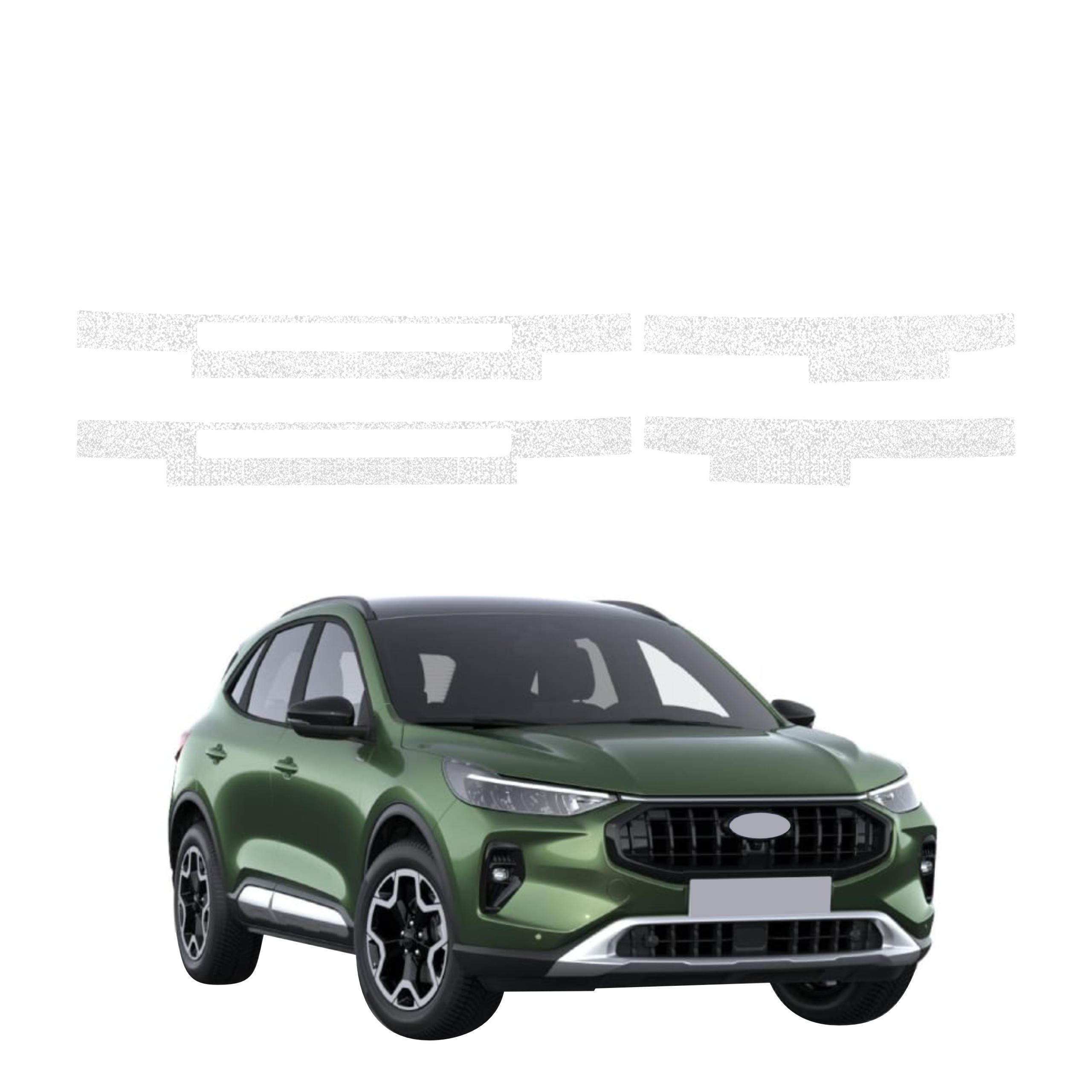 4w1 Biała powłoka techniczna Grizz Protector na progi z nakładkami Ford Kuga Active Facelift (2024-2026)