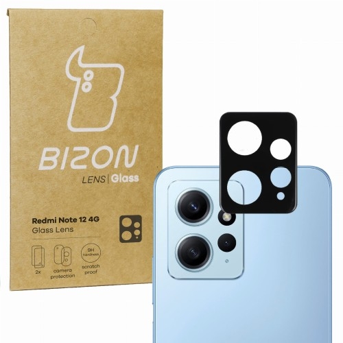 Image of Szkło na aparat Bizon Glass Lens do Xiaomi Redmi Note 12 4G, 2 sztuki
