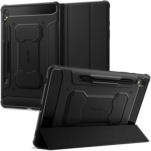 Image of Etui Spigen Rugged Armor Pro do Galaxy Tab S9, czarne