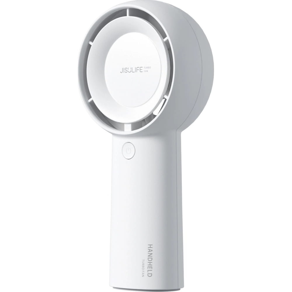 Wiatrak podręczny, biurkowy wentylator, wiatraczek JisuLife Handheld Fan Life5 Plus 4000mAh, biały