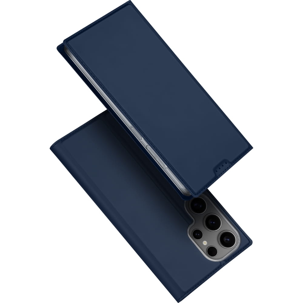 Image of Etui z klapką Dux Ducis Skin Pro do Galaxy S25 Ultra, granatowe
