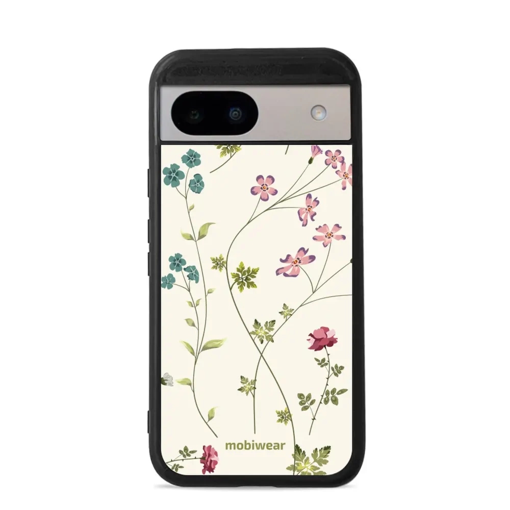 Etui ochronne do Google Pixel 8a, Mobiwear Glossy Case, sielski kwiat