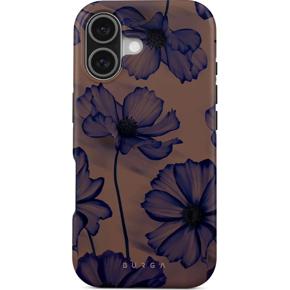Etui Burga Velvet Night Tough Magnetic do iPhone 17, brązowo-granatowe