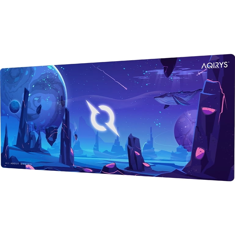 Image of Podkładka gamingowa pod mysz / klawiaturę, AQIRYS KRAKEN XL 900x400, wzorzysta