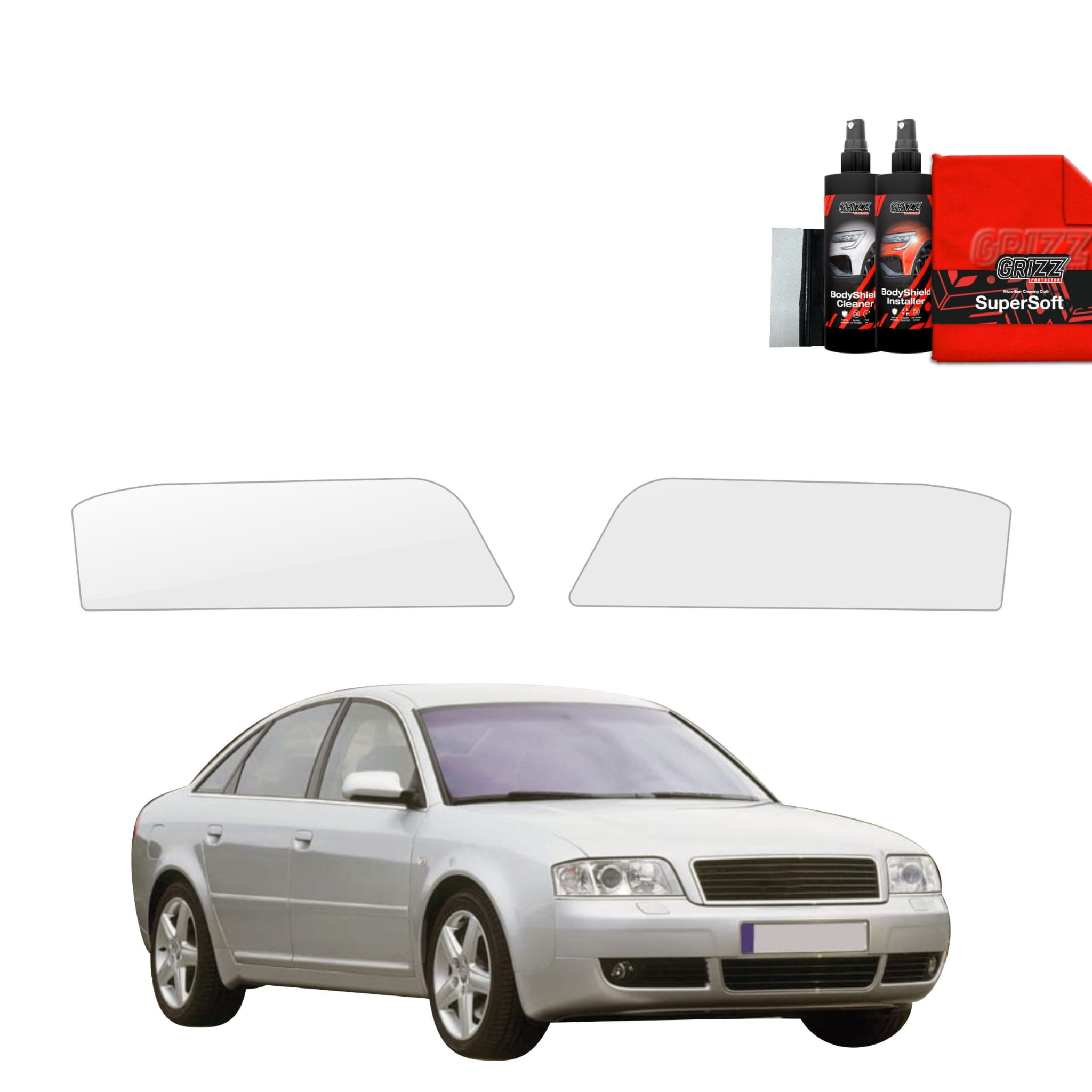 2w1 Folia ochronna na lampy Grizz Protector do Audi A6 C5 Sedan (1997-2004)
