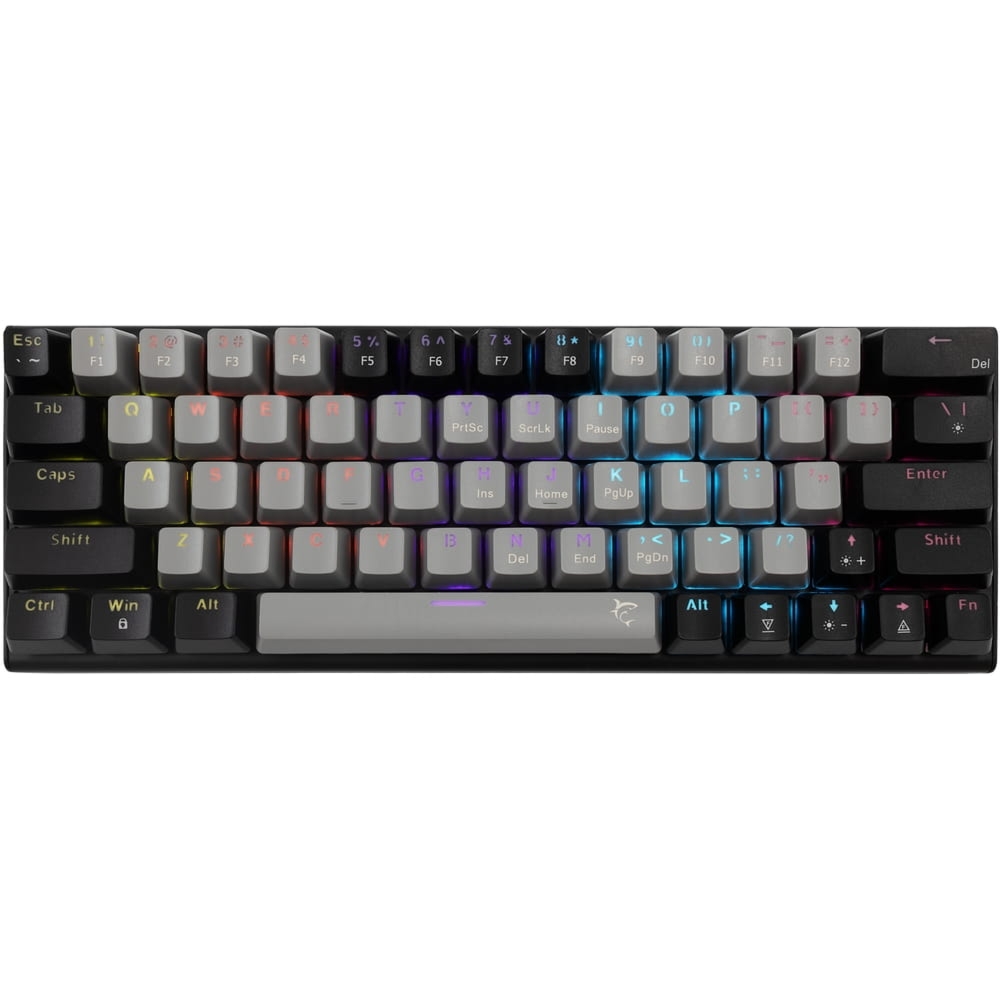 Klawiatura mechaniczna przewodowa White Shark WAKIZASHI 2, Red Switch, RGB, szaro-czarna