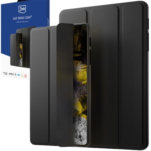 Image of Etui z klapką 3mk Soft Tablet Case do Galaxy Tab S8 Plus / S7 Plus, czarne