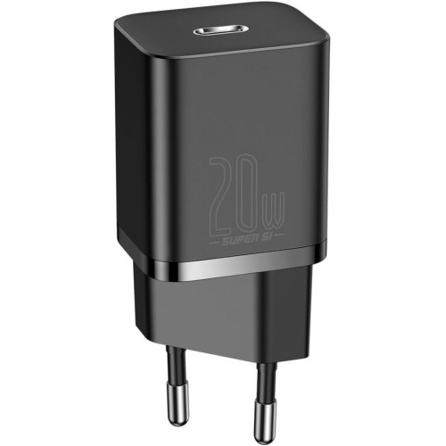 Image of Ładowarka sieciowa Baseus Super Si USB-C 20W, czarna