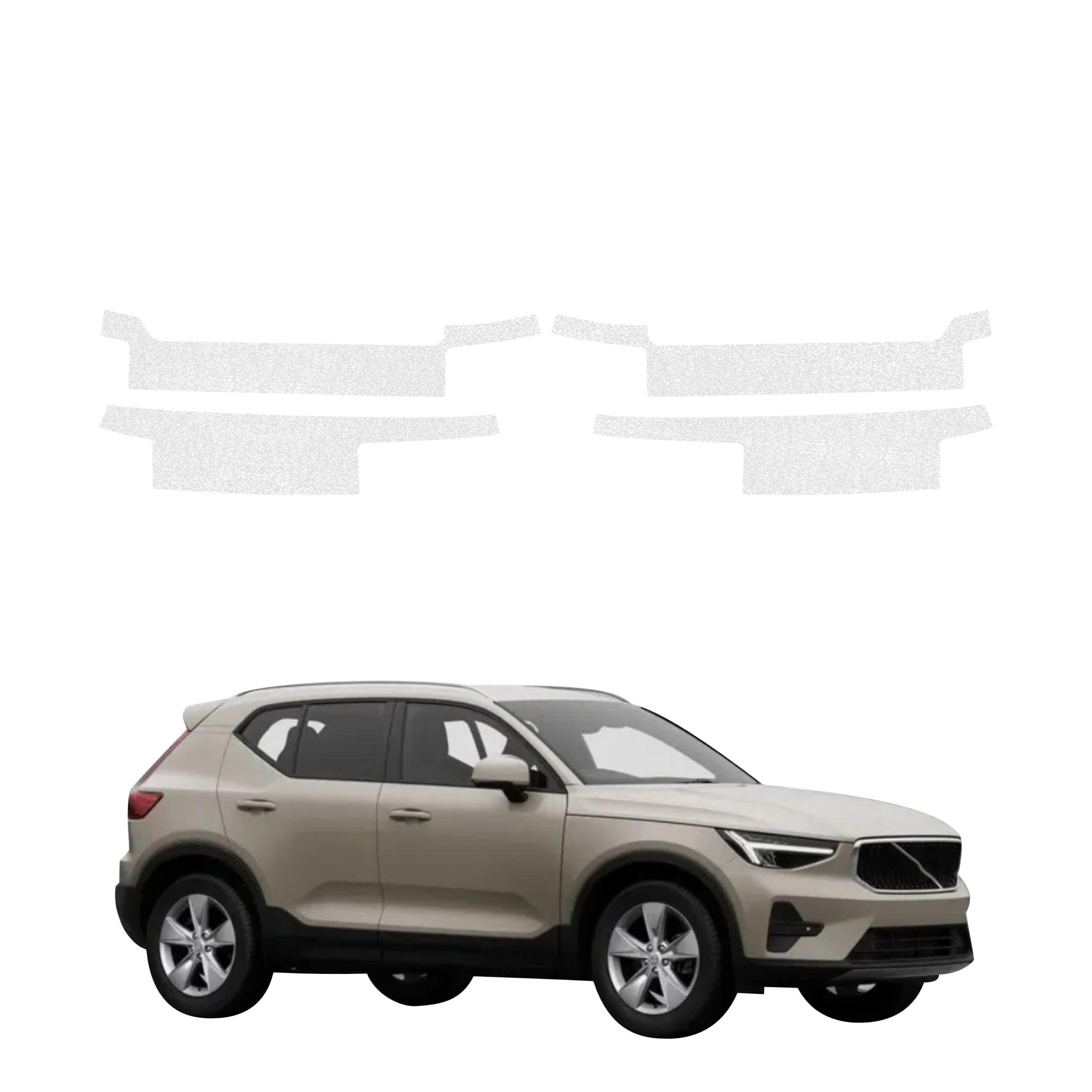 4w1 Bezbarwna powłoka techniczna Grizz Protector na progi Volvo XC40 (2022-2026)