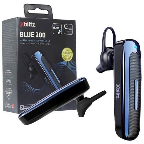 Image of Bezprzewodowa słuchawka Bluetooth Xblitz Blue 200