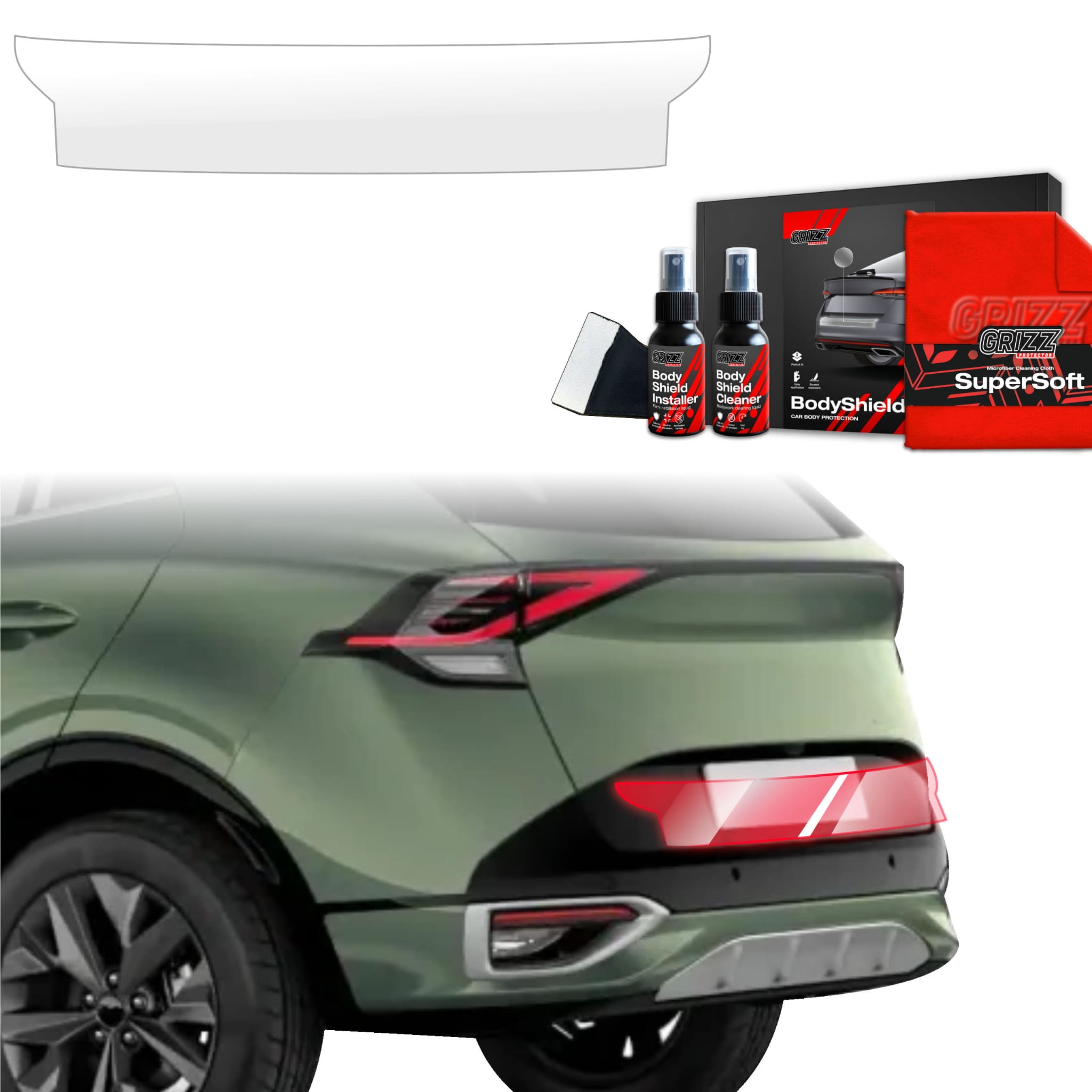 Folia ochronna na próg bagażnika Grizz Protector do Kia Sportage 5 (2021-2025)