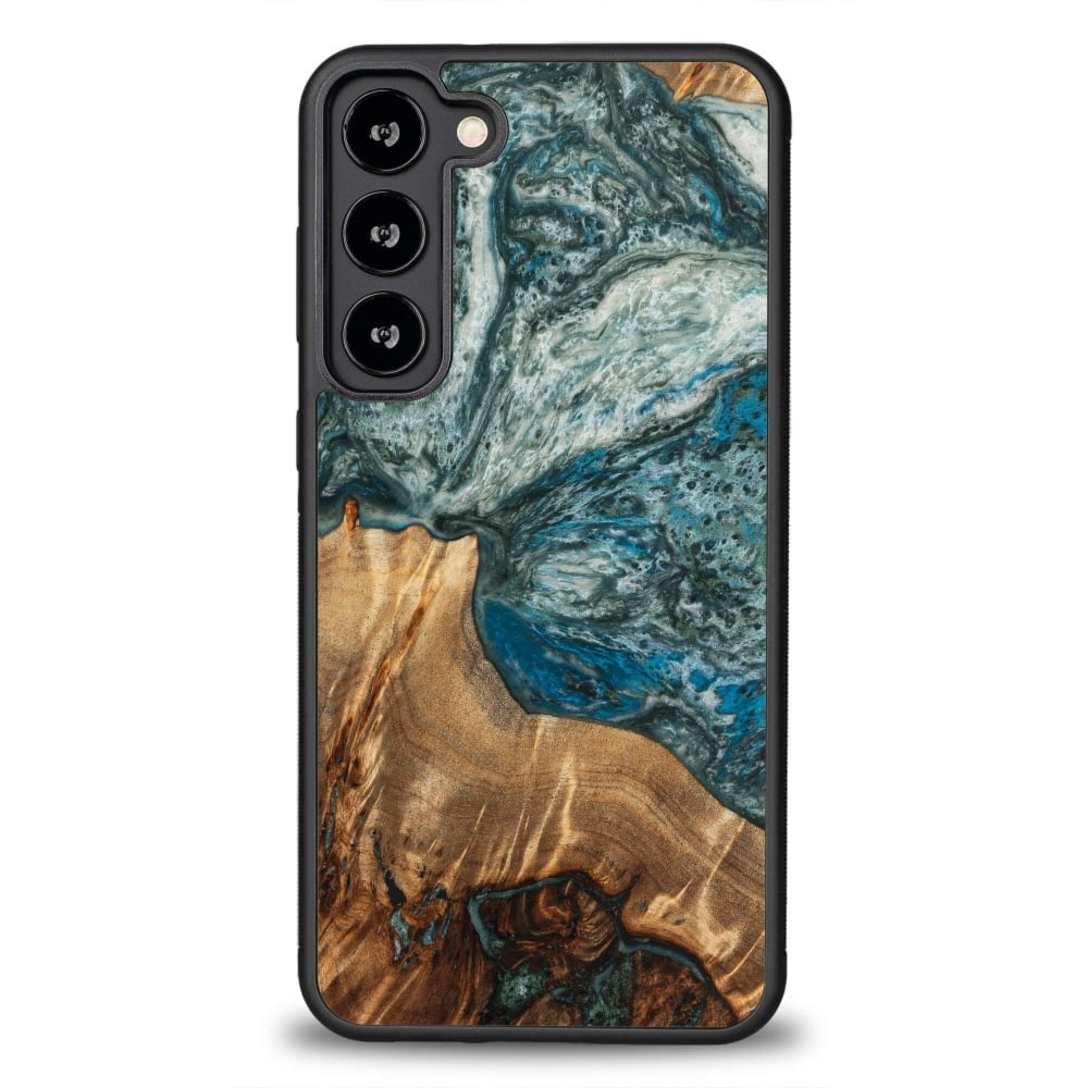 OUTLET: Drewniane etui do Galaxy S23 Plus, Bewood Unique Planets Ziemia