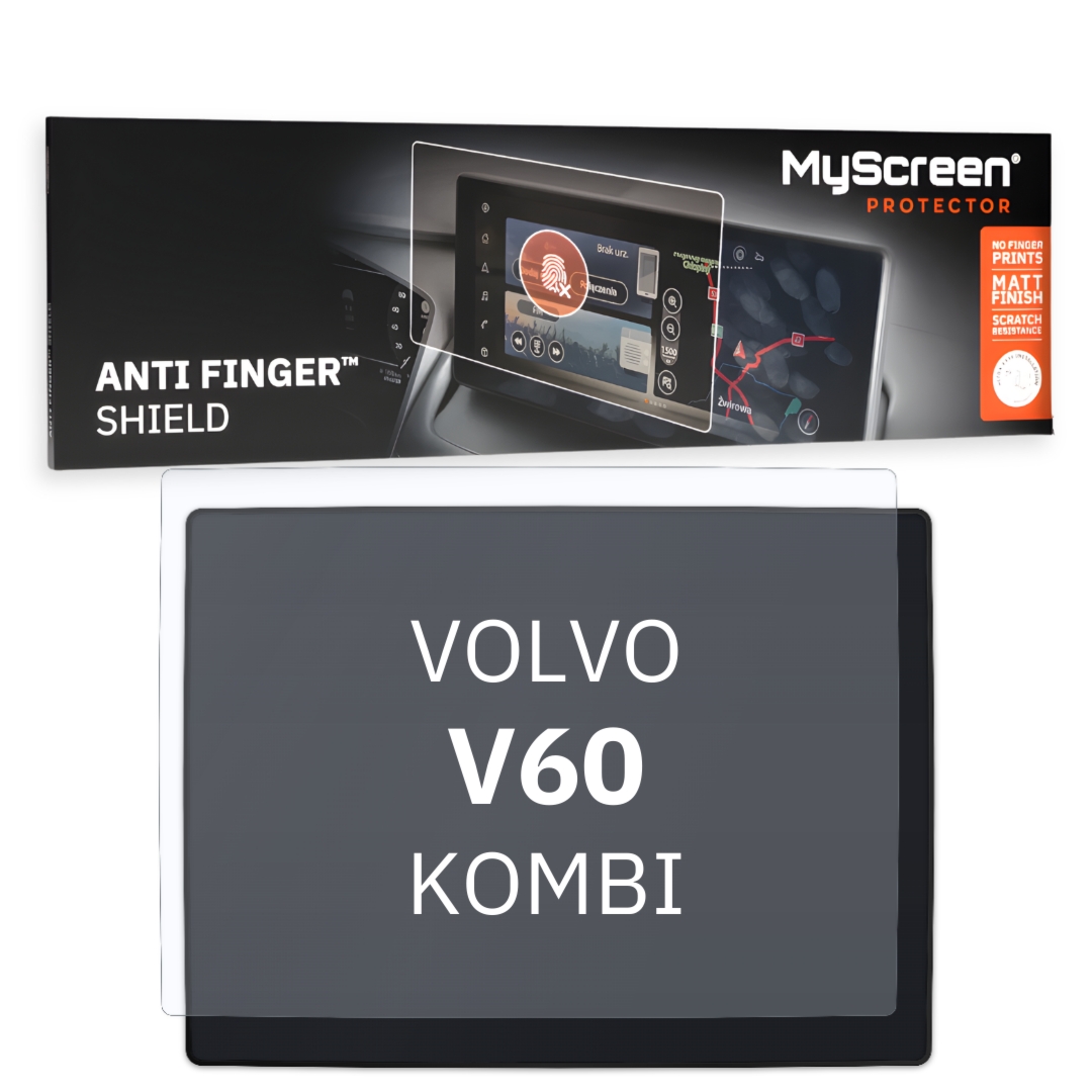 Folia samochodowa na ekran główny, MyScreen Anti Finger Shield do Volvo V60 II (2023-2026), matowa