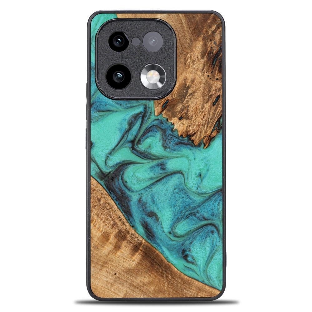 Drewniane etui do Realme 16 Pro Plus 5G, Bewood Unique Turquoise