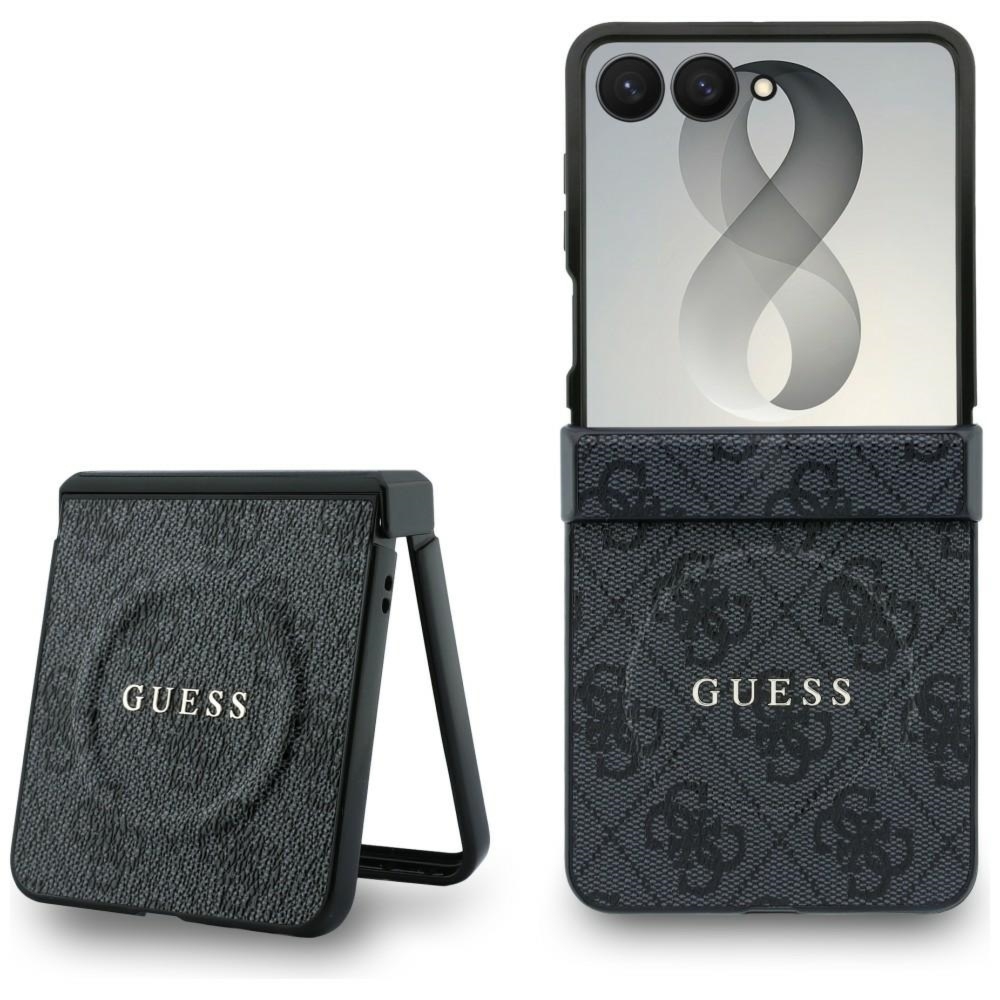 Etui Guess Hardcase 4G Classic MagSafe do Galaxy Z Flip8 do MagSafe, czarne
