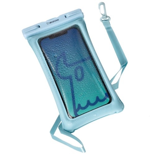 Image of Etui wodoszczelne Bizon Case Hydrofloat, jasnoniebieskie