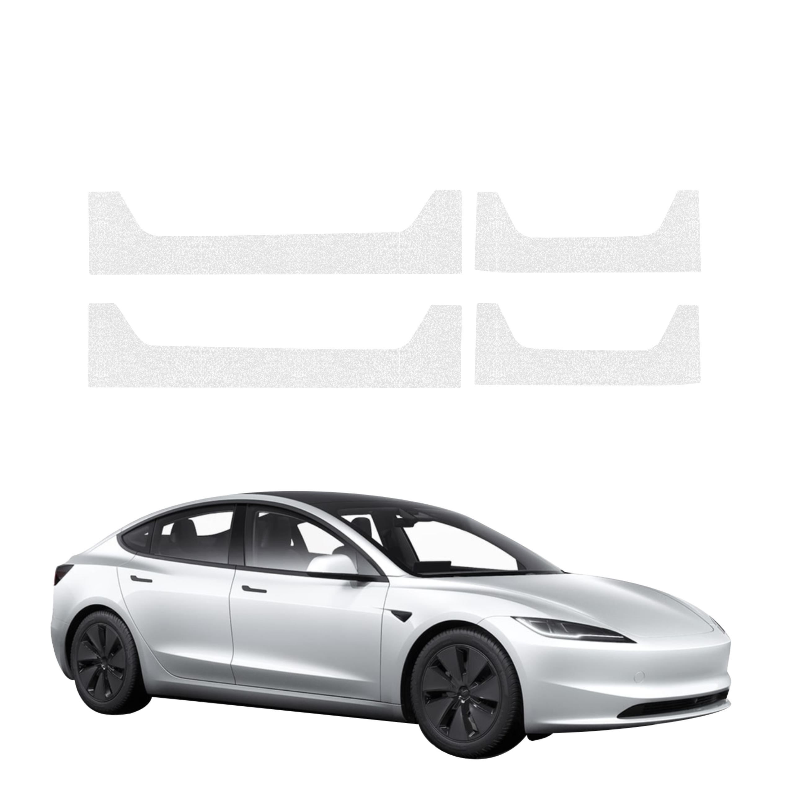 4w1 Bezbarwna powłoka techniczna Grizz Protector na progi Tesla Model 3 (2021-2025)