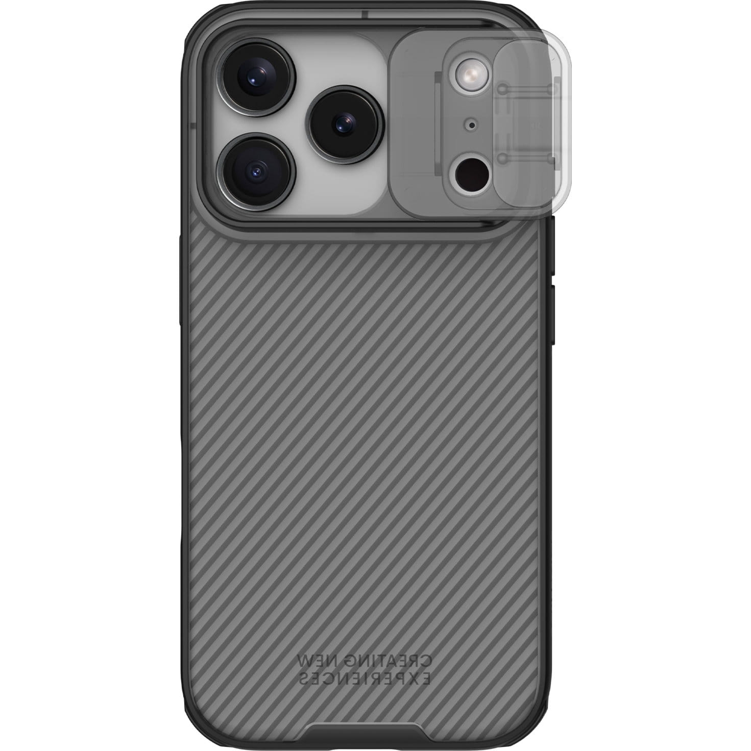 Etui Nillkin CamShield Pro do iPhone 18 Pro / 17 Pro, półprzezroczysto-czarne