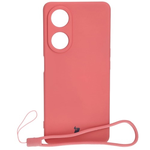 Image of Etui Bizon Case Silicone Sq do Oppo A98 5G, brudny róż