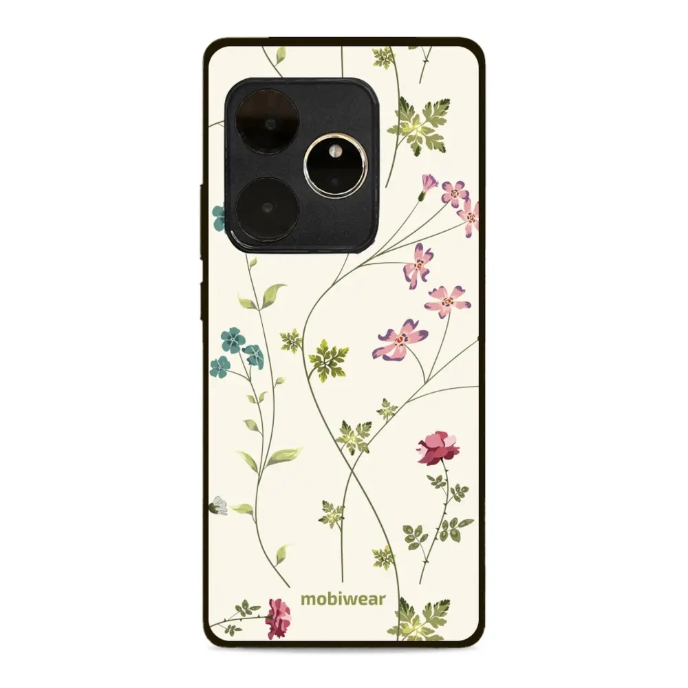 Etui ochronne do Realme GT 6, Mobiwear Glossy Case, sielski kwiat