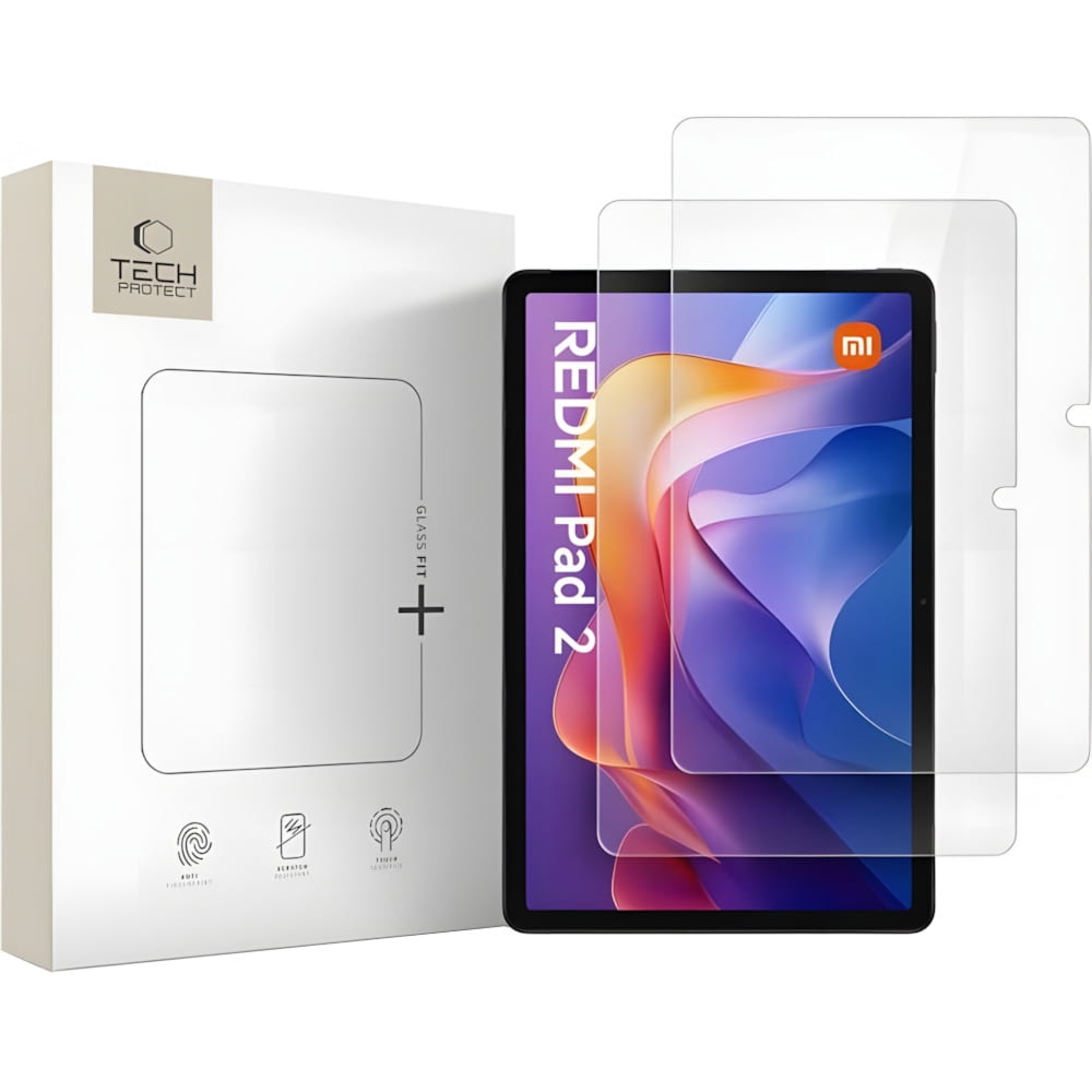 Szkło hartowane Tech-Protect Glass Fit+ do Xiaomi Redmi Pad 2 / SE 11″, 2 sztuki
