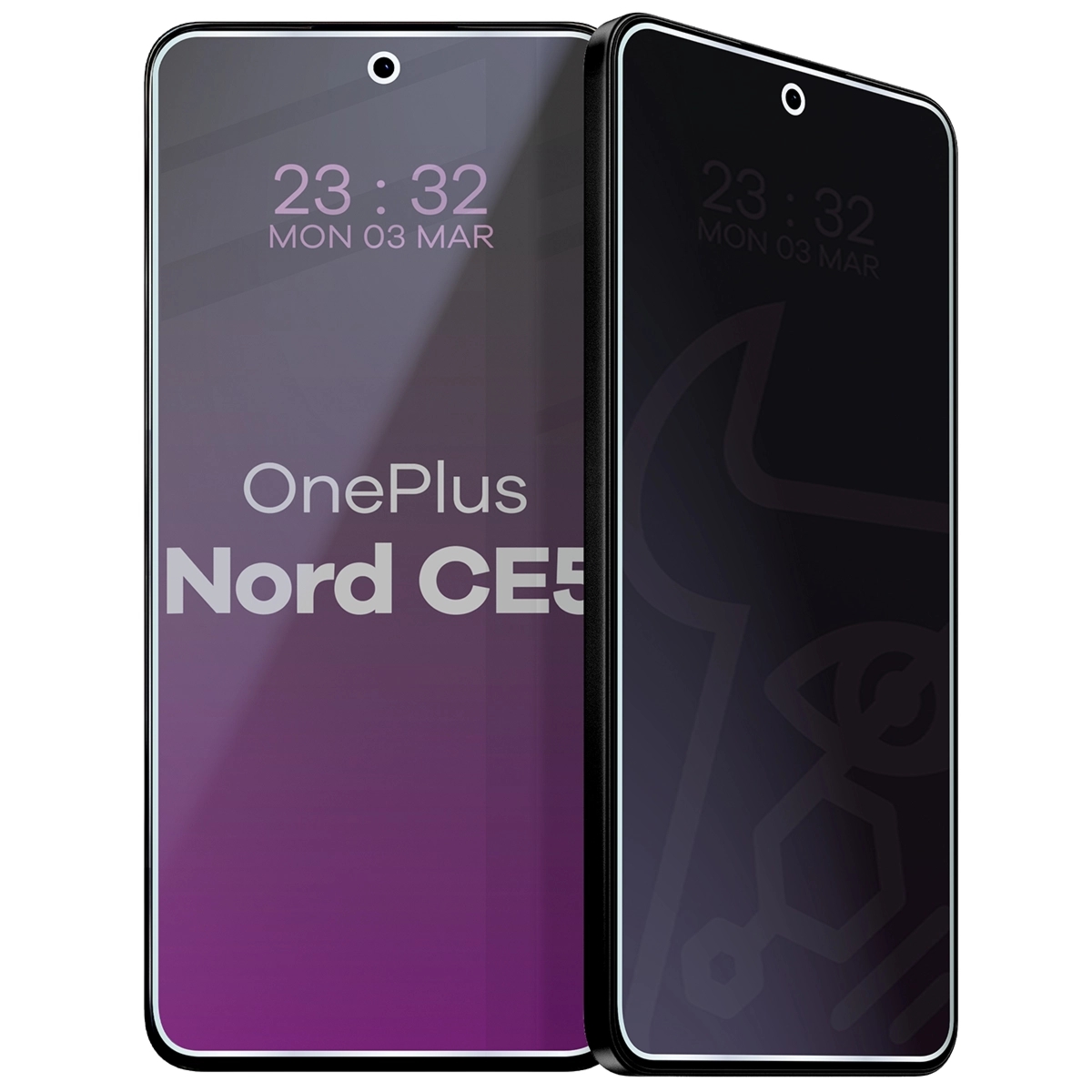 Prywatyzujące szkło hybrydowe Bizon Hybrid Shadow do OnePlus Nord CE5 5G, matowe
