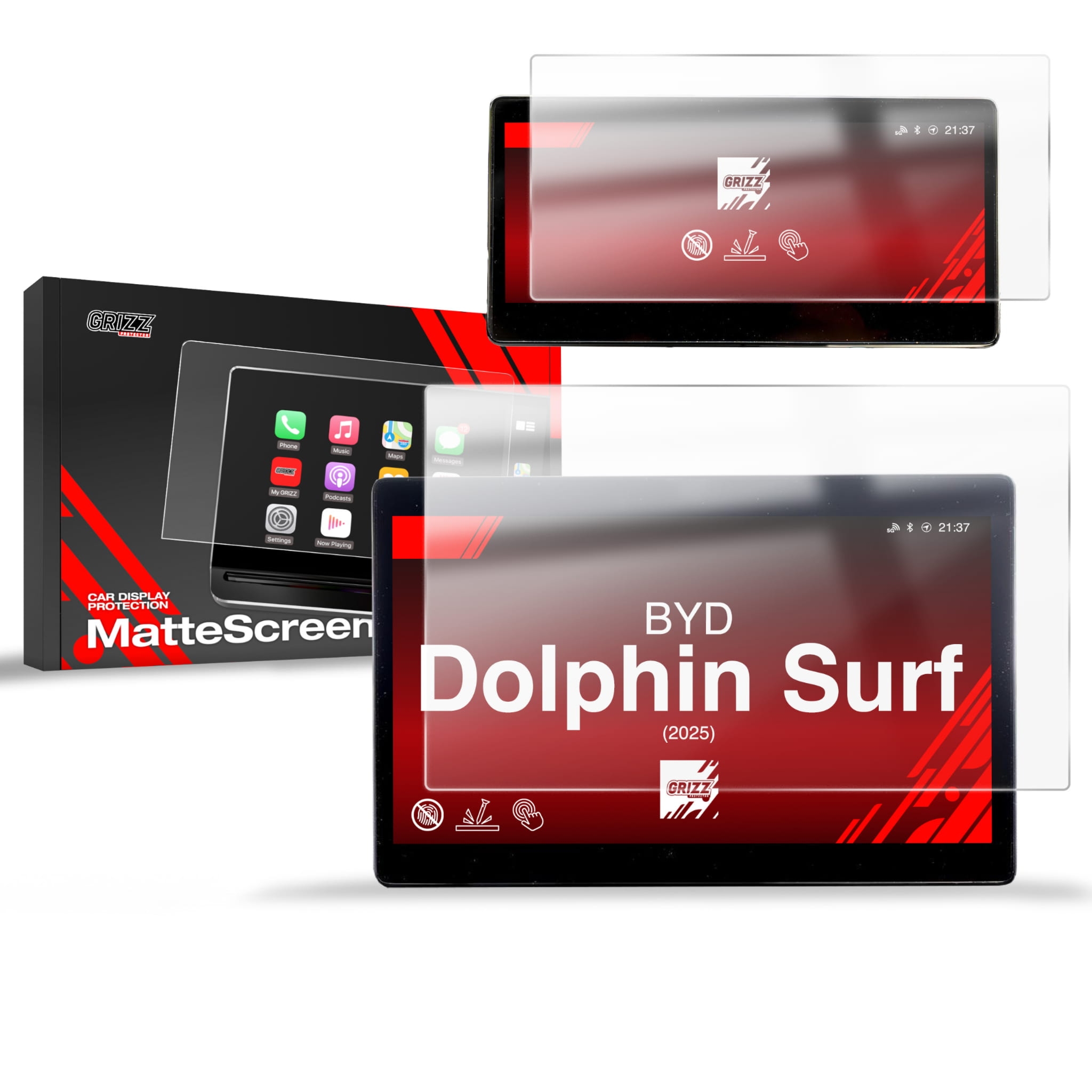Folia matowa 2w1 Grizz Protector do BYD Dolphin Surf (2025-2026)