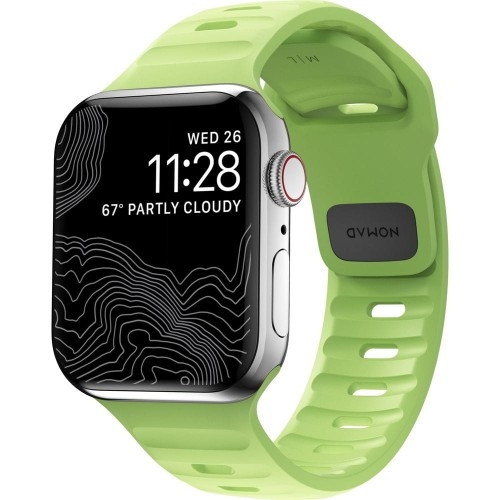 Image of Pasek Nomad Sport Strap do Apple Watch 42/41/40/38 mm, zielony fluorescencyjny