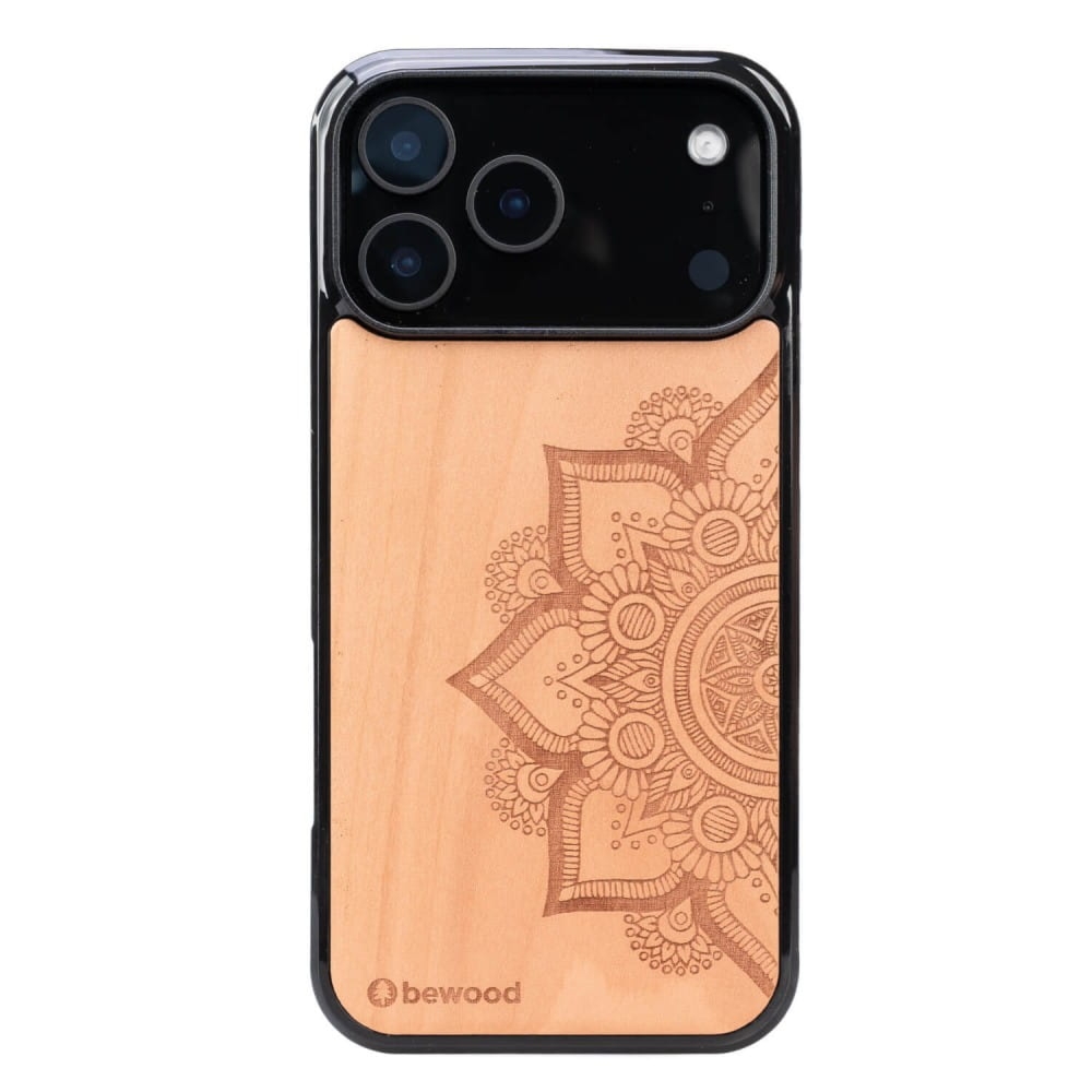 Drewniane etui do iPhone 17 Pro Max, Bewood Mandala Jabłoń