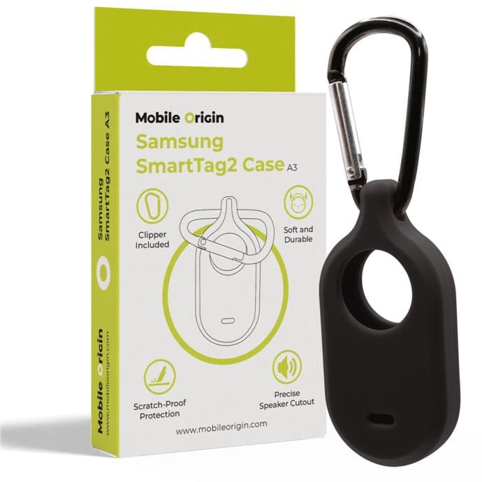 Etui / brelok Mobile Origin Case A3 do Samsung SmartTag2, czarny
