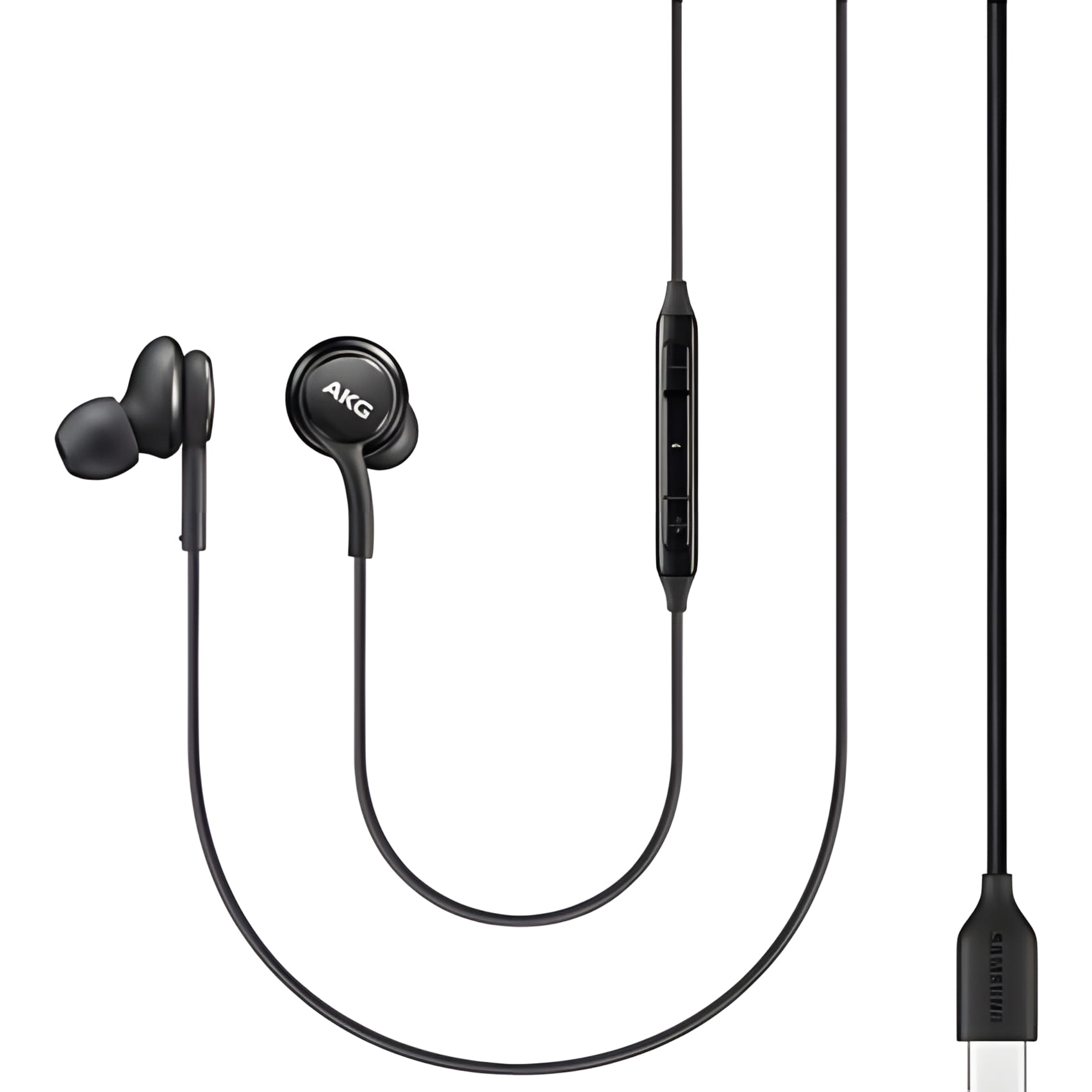 Słuchawki dokanałowe, przewodowe USB-C, Samsung by AKG Type-C Earphones, czarne