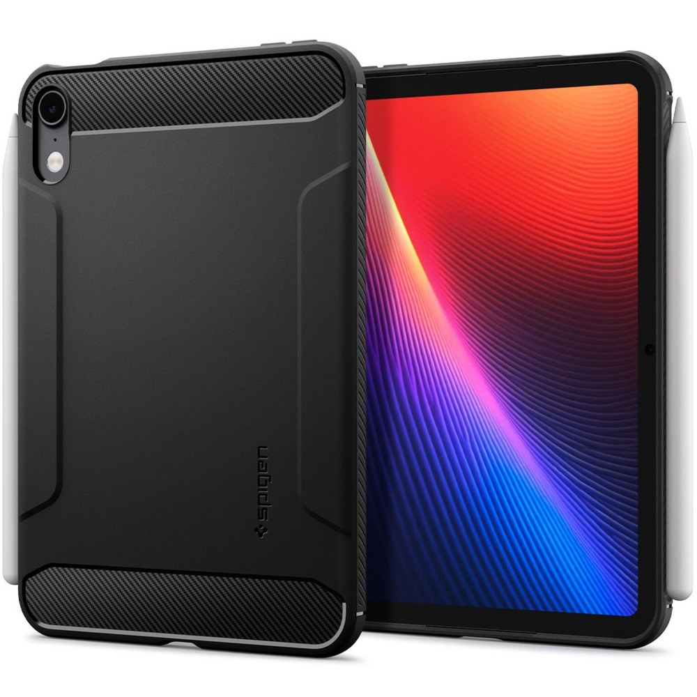 Etui Spigen Rugged Armor do Apple iPad Mini 8,5″ (A20 Pro) 2026, czarne