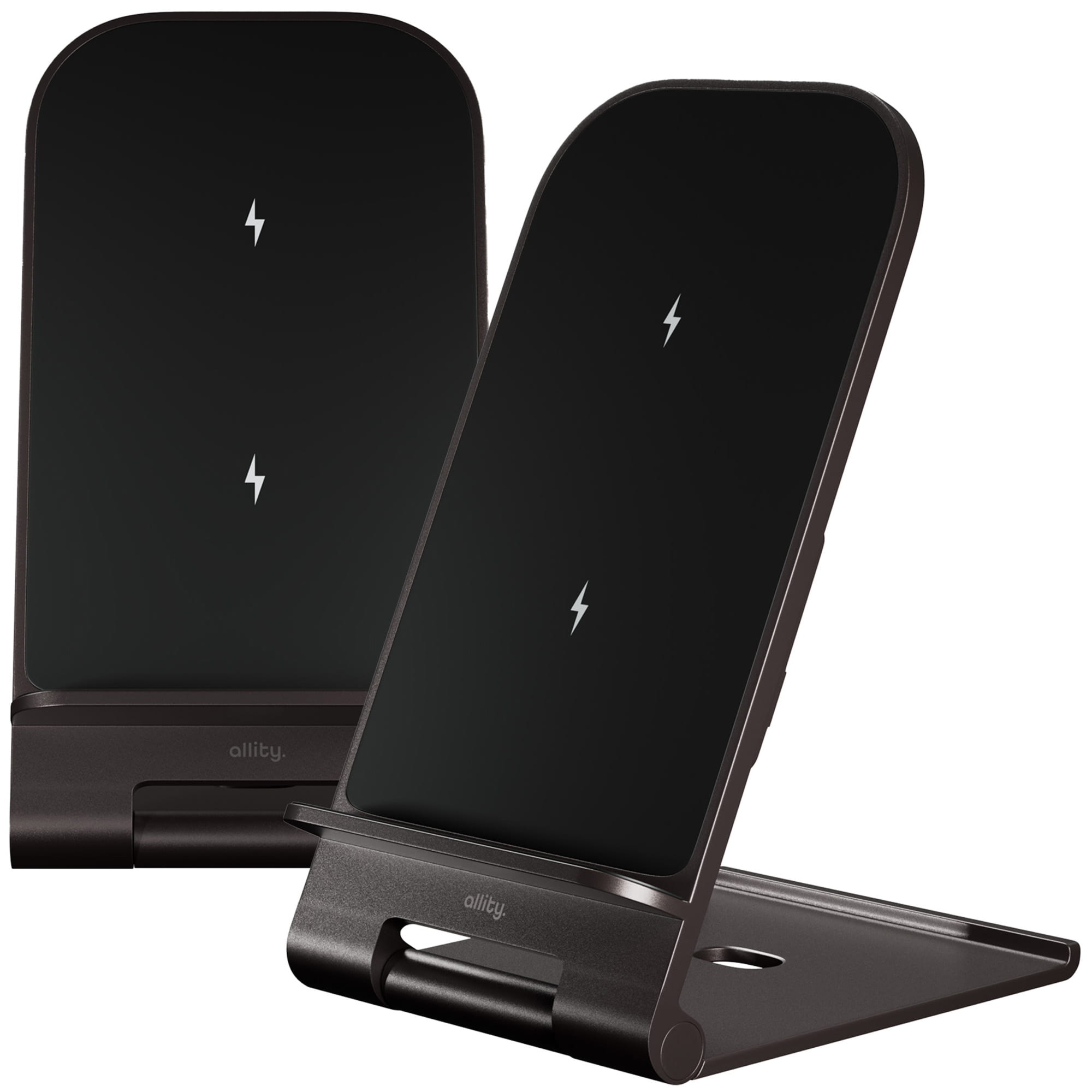 OUTLET: Ładowarka indukcyjna Allity AWC-100-15W Qi 15W, grafitowa
