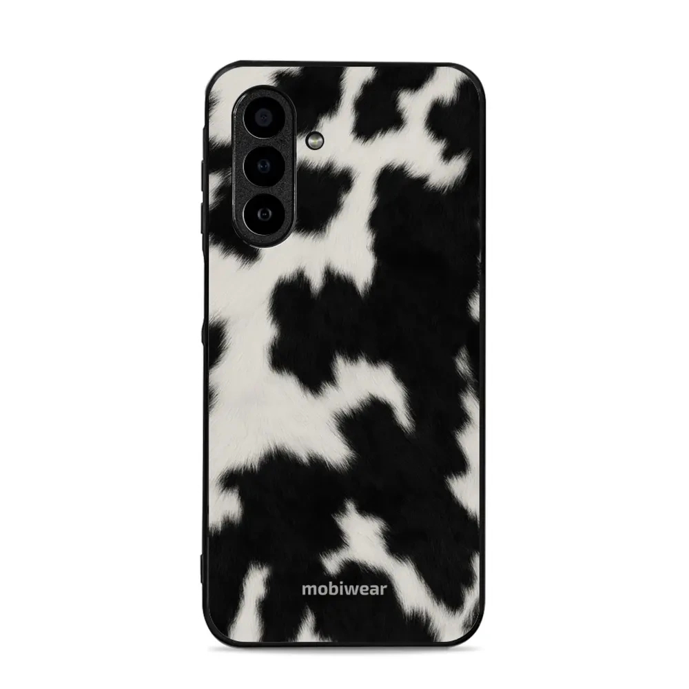 Etui ochronne do Galaxy A17 5G, Mobiwear Glossy Case, krowie futerko