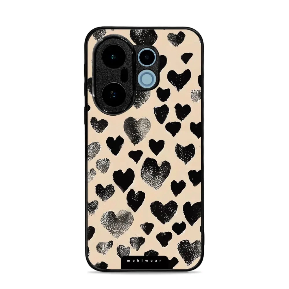 Etui ochronne do Vivo X200 FE, Mobiwear Glossy Case, beżowa miłość