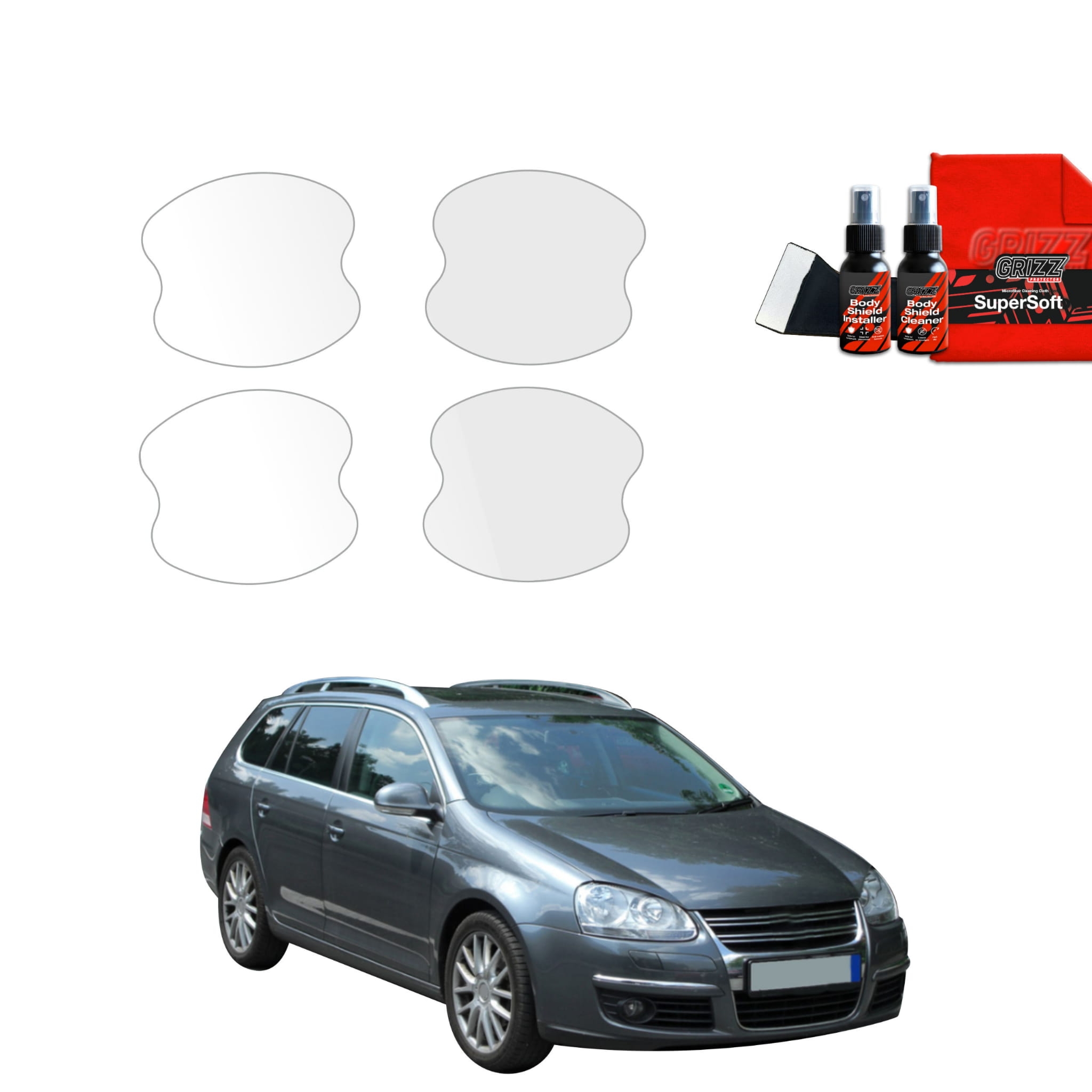 4w1 Folia ochronna pod klamki Grizz Protector do Volkswagen Golf 5 Variant (2003-2009)
