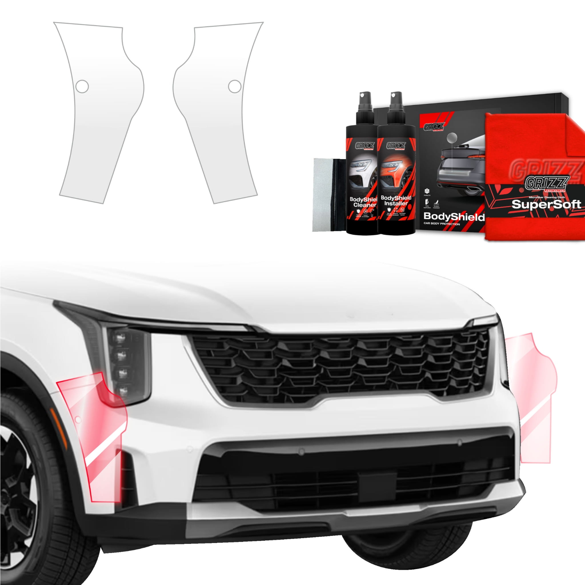 2w1 Folia ochronna Grizz Protector na zderzak do Kia Sorento (2023-2026)