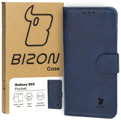 Image of Etui Bizon Case Pocket do Samsung Galaxy S23, granatowe