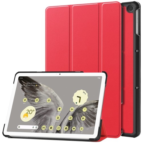 Image of Etui Bizon Case Tab Croc do Google Pixel Tablet, czerwone