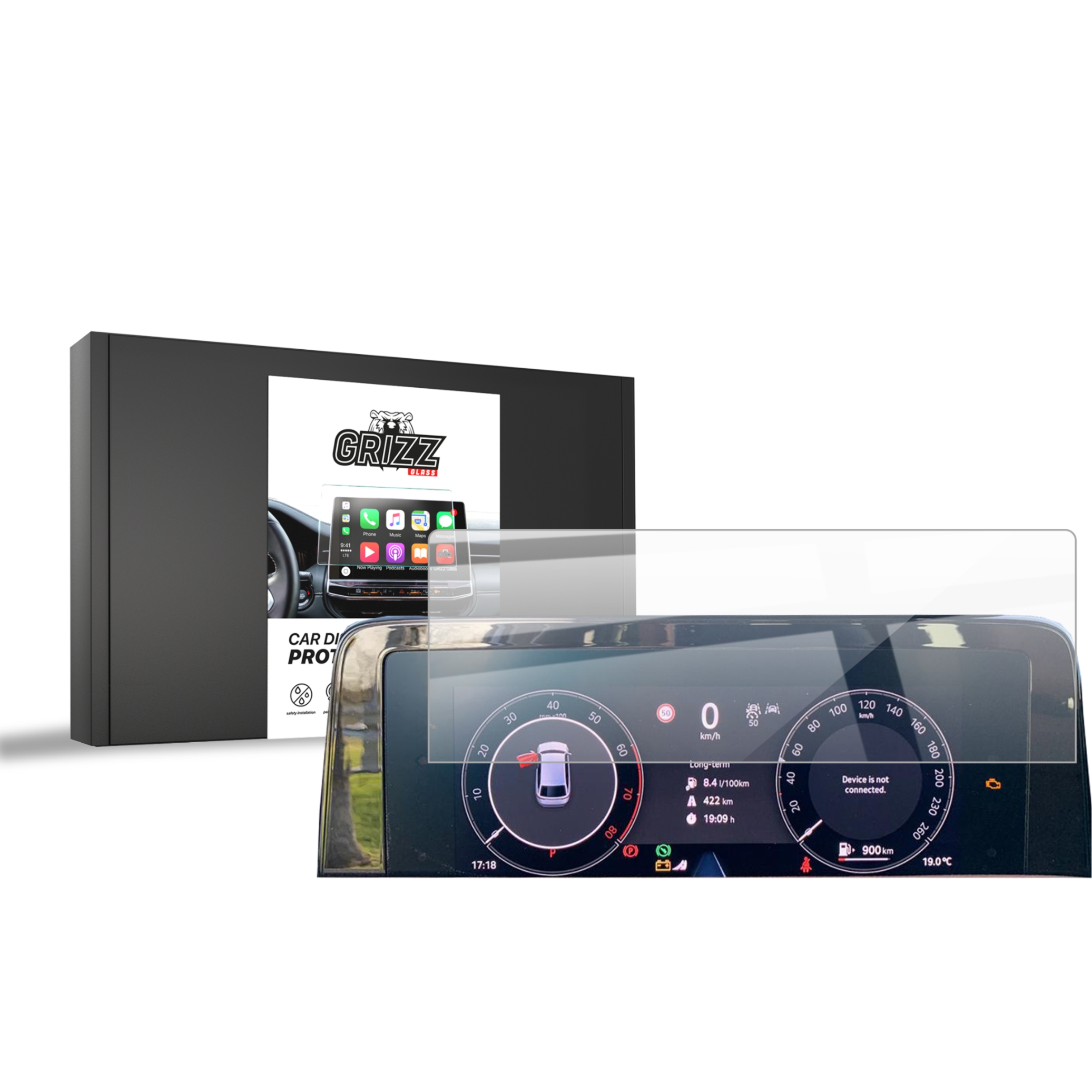 Folia ceramiczna Grizz Protector do Skoda Superb 4 Virtual Cockpit (2024-2026)