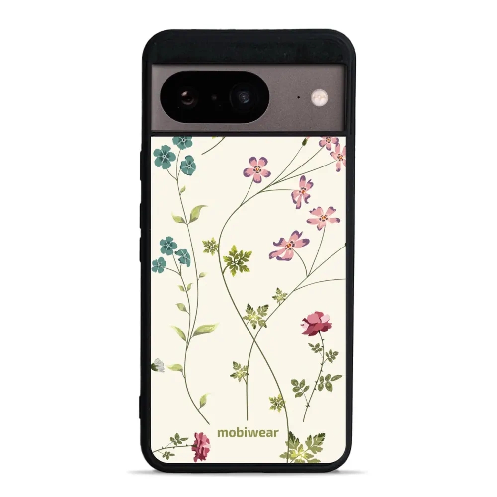 Etui ochronne do Google Pixel 8, Mobiwear Glossy Case, sielski kwiat