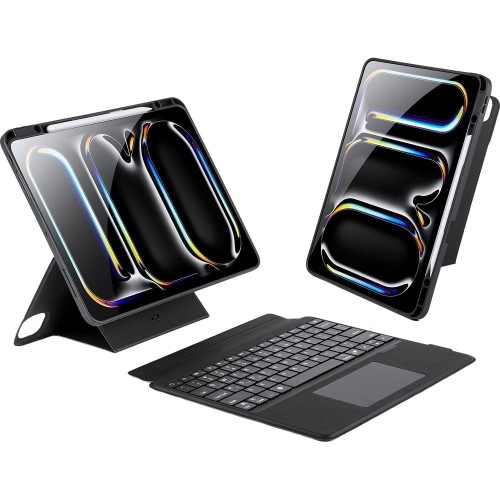 Image of Etui z klawiaturą Bluetooth Dux Ducis (DK Series) do iPad Pro 13" 7 gen. 2024, czarne