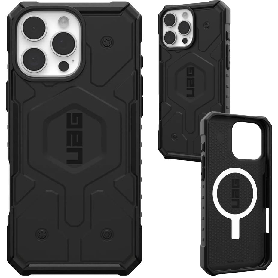 Image of Etui pancerne Urban Armor Gear Pathfinder Mag do MagSafe do iPhone 16 Pro Max, czarne