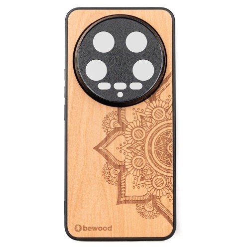 Image of Drewniane etui Bewood Mandala Jabłoń do Xiaomi 14 Ultra