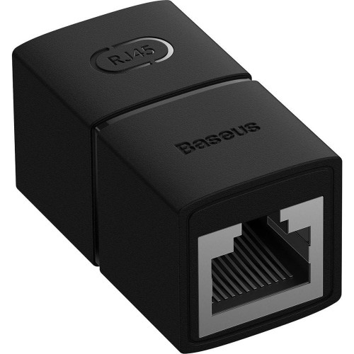 Image of Złączka, przedłużka sieciowa RJ45 Baseus AirJoy Ethernet, 1000Mbps, 125MB/s, czarna