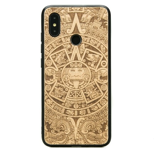 Image of Drewniane etui Bewood do Xiaomi Mi 8 KALENDARZ AZTECKI ANIEGRE